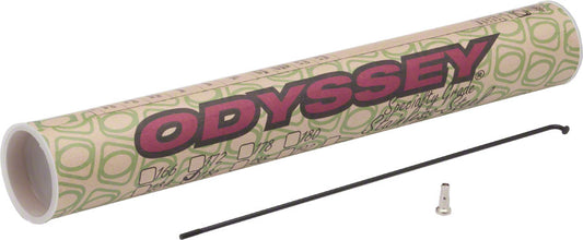 Odyssey HGS Spokes - Stainless Straight 14g 184mm BLK Box of 40 Includes Nipples