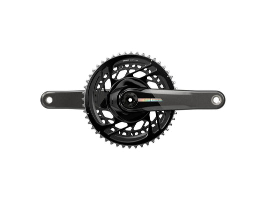 SRAM Force Crankset - 172.5mm 2x 12-Speed 48/35t Direct Mount DUB Spindle Interface Iridescent Gray D2