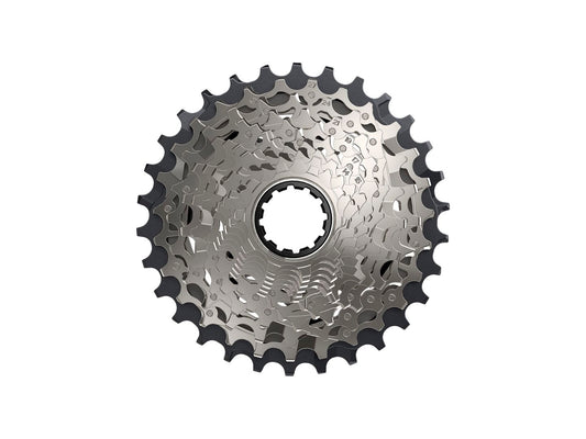 SRAM Force AXS XG-1270 Cassette - 12-Speed 10-30t Silver For XDR Driver Body D1