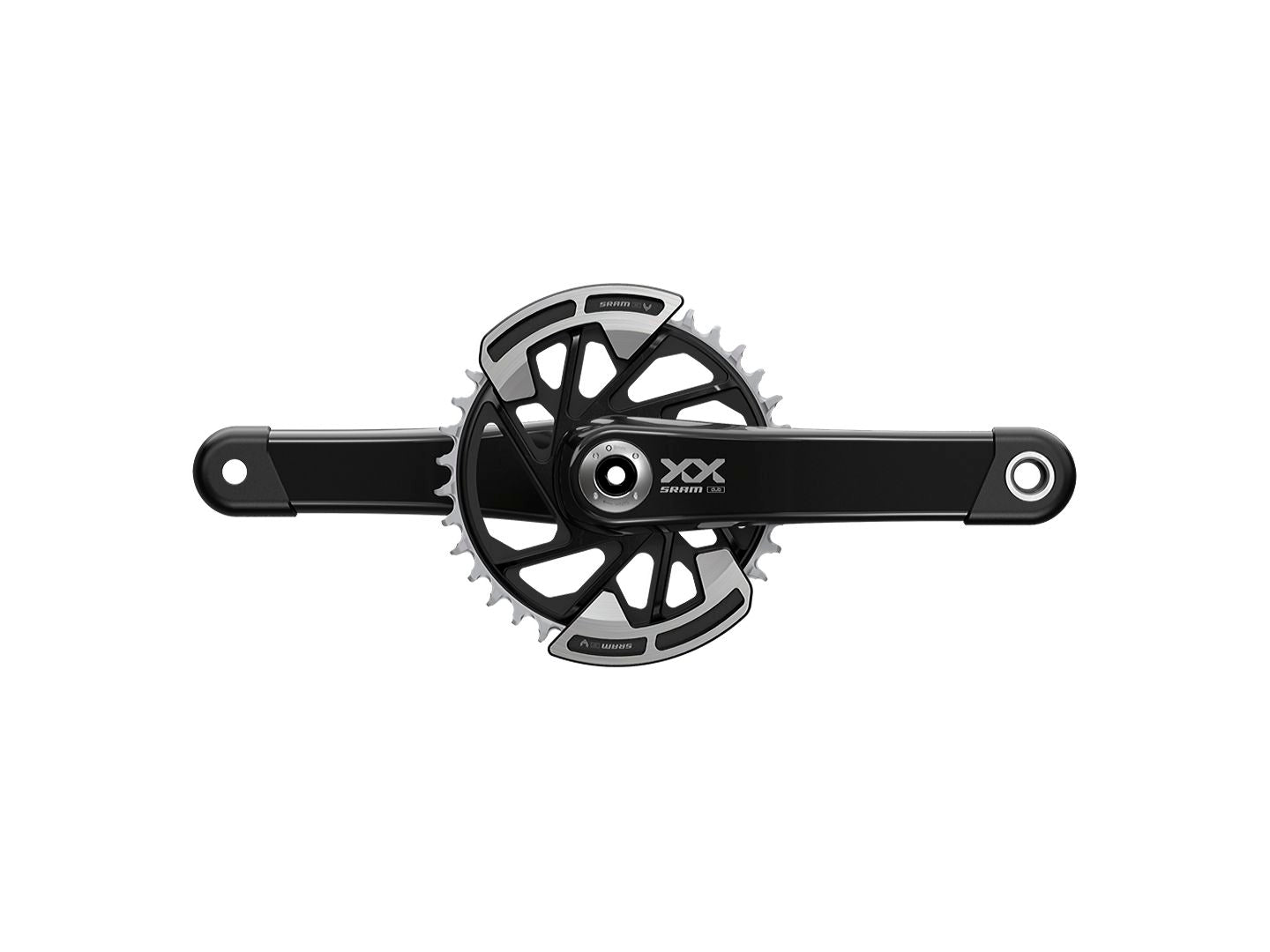 SRAM XX Eagle T-Type Wide Crankset - 170mm 12-Speed 32t Chainring Direct Mount 2-Guards DUB Spindle Interface BLK
