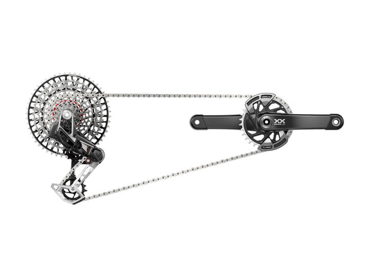 SRAM XX T-Type Eagle Transmission Groupset - 175mm Crank 32t Chainring AXS POD Controller 10-52t Cassette Rear Derailleur Chain