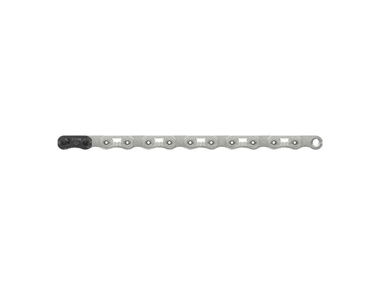 SRAM XX SL Eagle T-Type Flattop Chain - 12-Speed 126 Links Hollow Pin Includes PowerLock Connector PVD Coated Silver