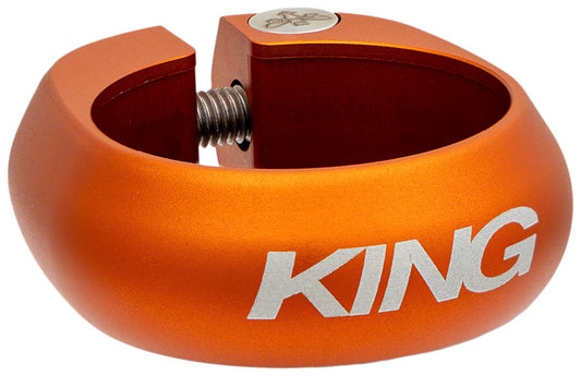 Chris King Seatpost Clamp - 34.9mm Bolt-On Matte Mango
