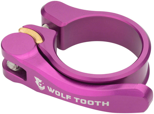 Wolf Tooth Components Quick Release Seatpost Clamp - 28.6mm QR Purple