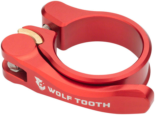 Wolf Tooth Components Quick Release Seatpost Clamp - 28.6mm QR Red