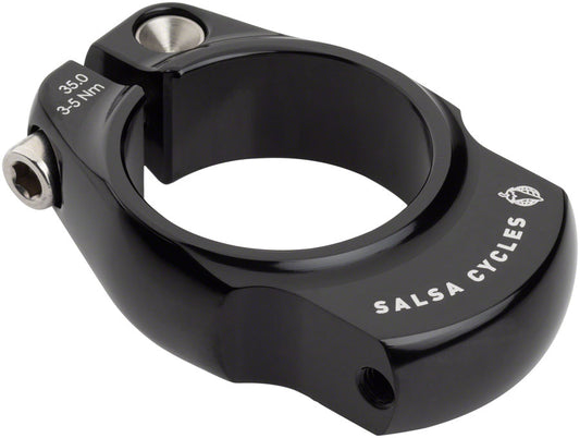 Salsa Rack-Lock Seatpost Clamp - 35.0mm Bolt-On Black