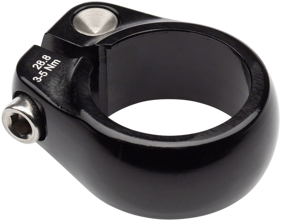 Salsa Lip-Lock Seatpost Clamp - 28.8mm Bolt-On Black