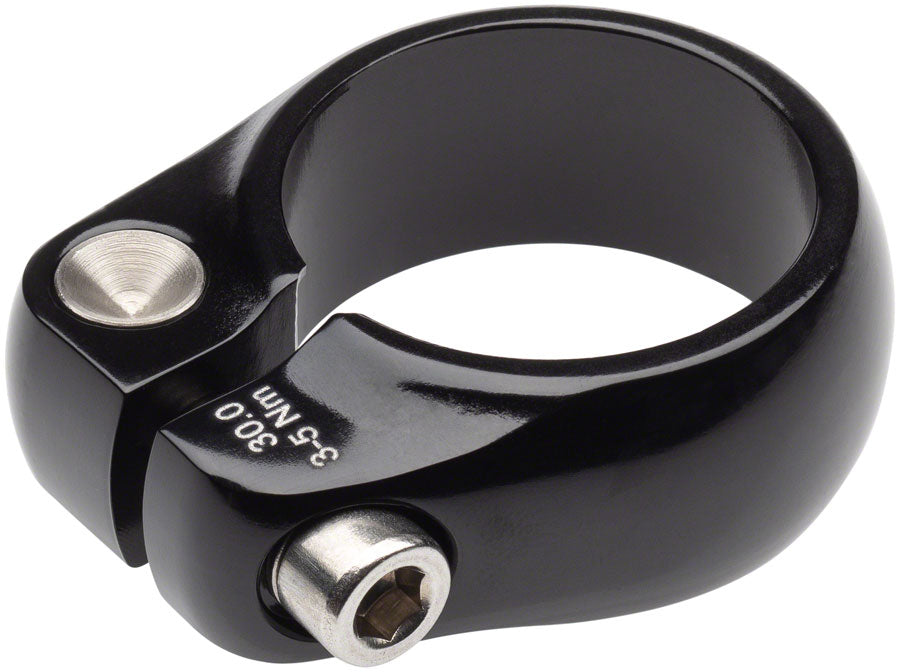 Salsa Lip-Lock Seatpost Clamp - 30.0mm Bolt-On Black