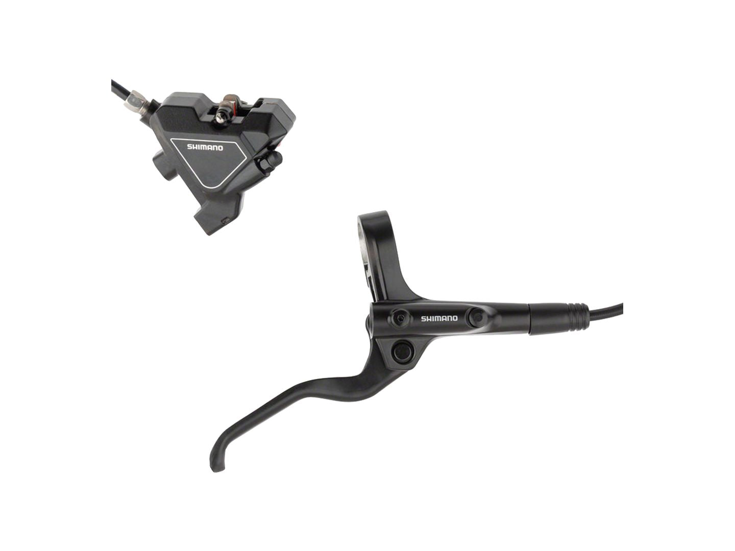 Shimano Altus BL-MT201/BR-UR300 Disc Brake Lever - Front Hydraulic Flat Mount Resin Pads BLK