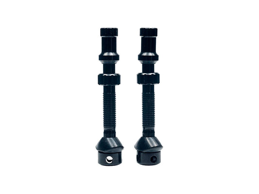 Stan's Tubeless Universal+ Valve Stems - Alloy Regular Black Pair