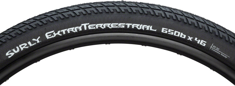 Surly ExtraTerrestrial Tire - 650b x 46 Tubeless Folding Black 60tpi