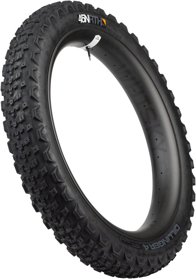 45NRTH Dillinger 4 Tire - 27.5 x 4.0 Tubeless Folding BLK 120 TPI Custom Studdable