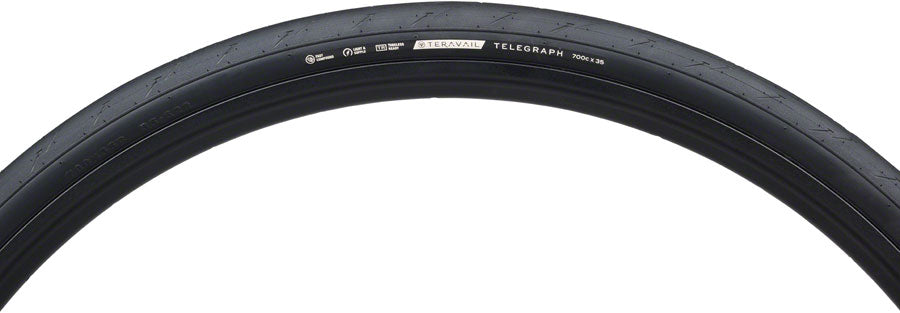 Teravail Telegraph Tire - 700 x 40 Tubeless Folding Black Light and Supple