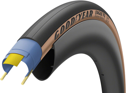 Goodyear Eagle F1 SuperSport Tire - 700 x 28 Clincher Folding Tan