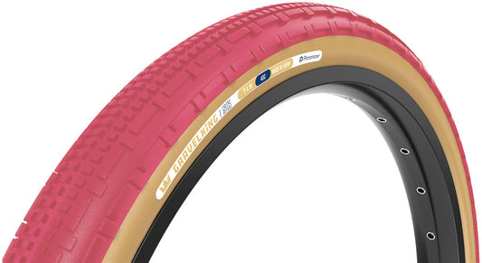 Panaracer GravelKing SK Tire - 700 x 45 Tubeless Folding Cranberry/Brown
