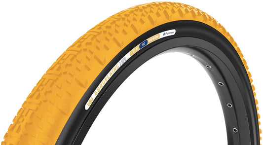 Panaracer GravelKing X1 Tire - 700 x 45 Tubeless Folding Honey Butter/Black