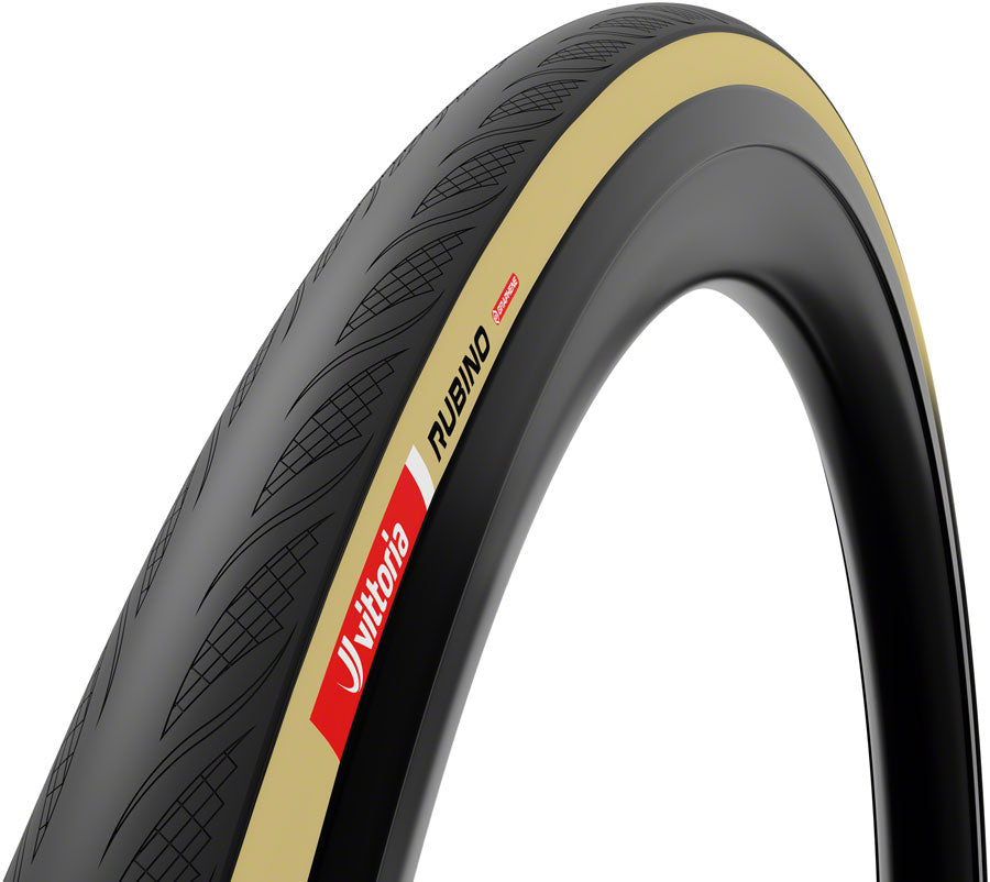 Vittoria Rubino V Tire - 700 x 30 Tubeless Folding BLK/Tan 1C Graphene + Silica G2.0