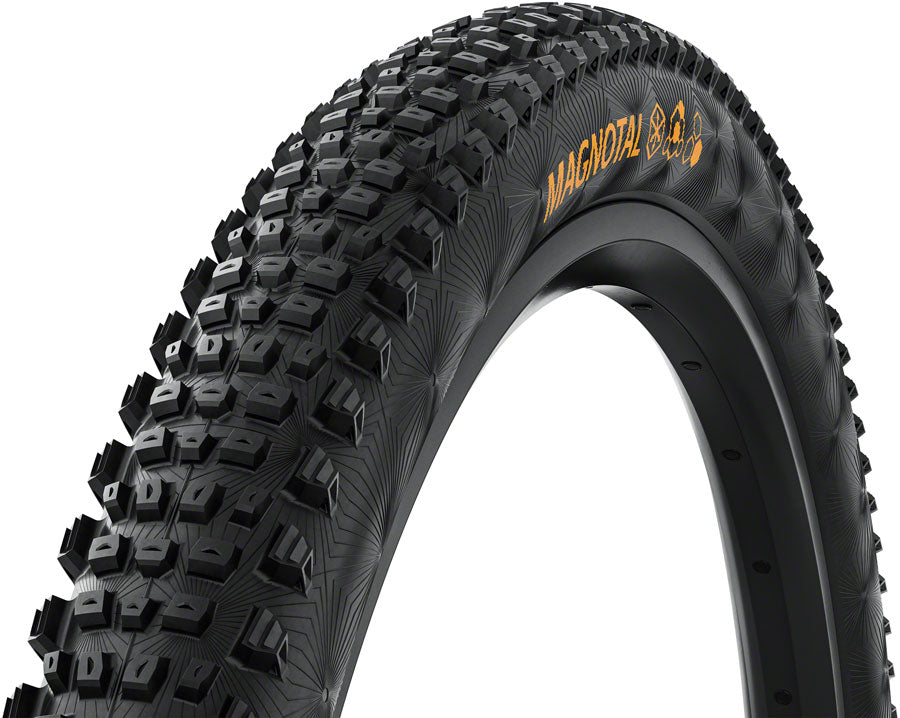 Continental Magnotal Tire - 27.5 x 2.40 Tubeless Folding BLK Grip Trail Casing E25