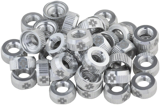 Muc-Off Tubeless Valve Box Refill - Sliver Lock Nut Pack of 40