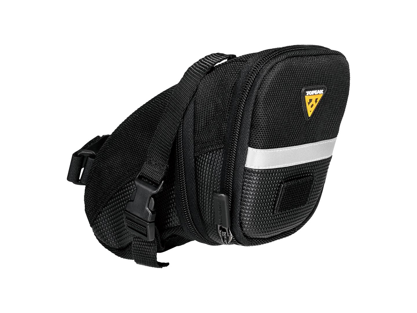 Topeak Aero Wedge Seat Bag - Strap-on Medium Black