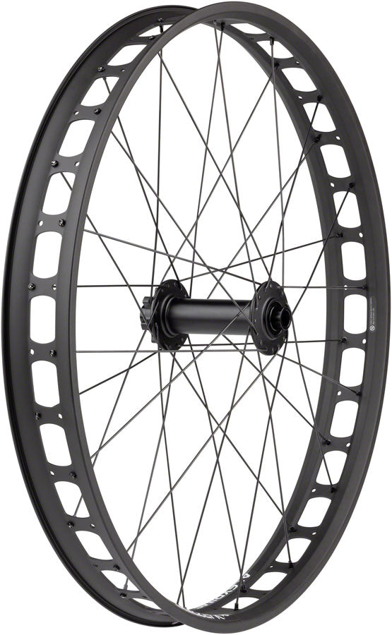 Quality Wheels Bear Pawls / Blizzerk Front Wheel - 26" 15 x 150mm 6-Bolt BLK 32H