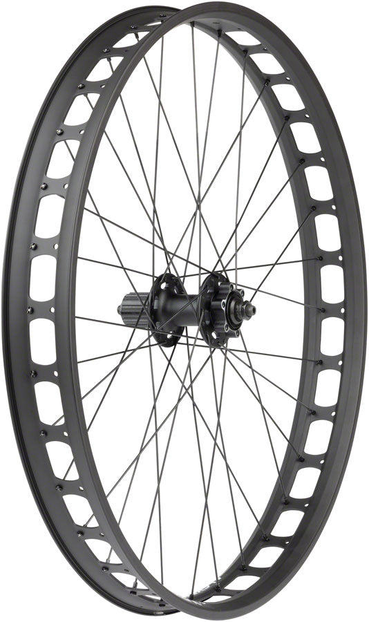 Quality Wheels Blizzerk Rear Wheel - 26" QR x 135mm Pugsley 6-Bolt HG 11 MTN BLK 32H