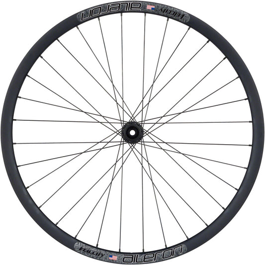 Quality Wheels Bear Pawls / Velocity Aileron Front Wheel - 700c 12 x 100mm Center-Lock BLK 32H