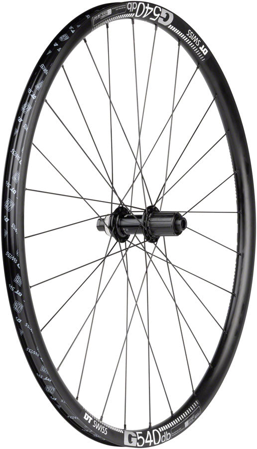 Quality Wheels Tiagra/G540 Rear Wheel - 700c 12 x 142mm Center-Lock HG 11 MTN BLK 28H
