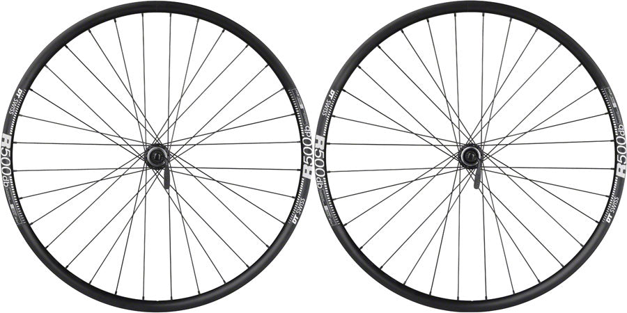 Quality Wheels Shimano / DT R500 Disc Wheelset - 700 QR x 100/135mm Center-Lock HG 11 MTN BLK 32H