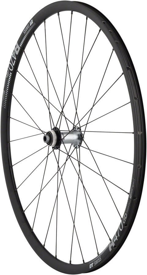 Quality Wheels Ultegra/DT R470db Front Wheel - 700 12 x 100mm Center-Lock BLK 28H