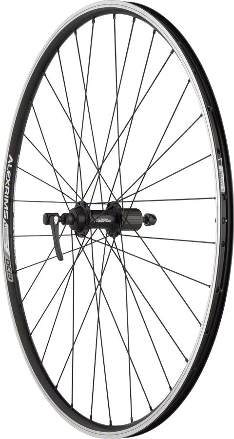 Quality Wheels Value Double Wall Series Rear Wheel - 700 QR x 130mm Rim Brake HG 10 BLK Clincher 32H
