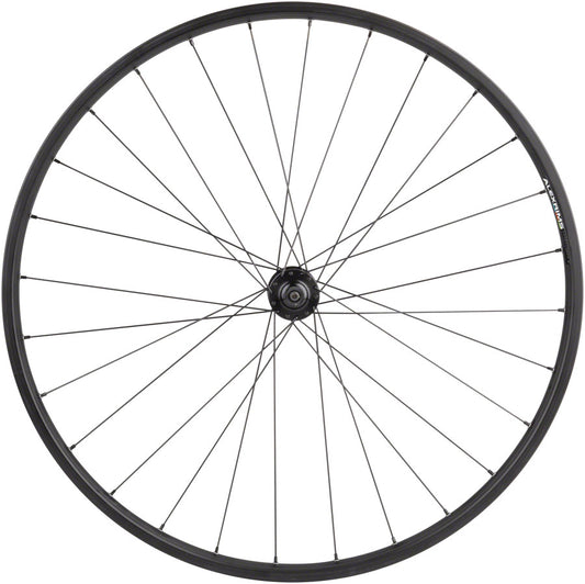 Quality Wheels Value Double Wall Series Disc Front Wheel - 650b QR x 100mm Center-Lock BLK 28H