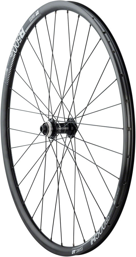 Quality Wheels 105/DT R500 Disc Front Wheel - 700 12 x 100mm Center-Lock BLK 32H