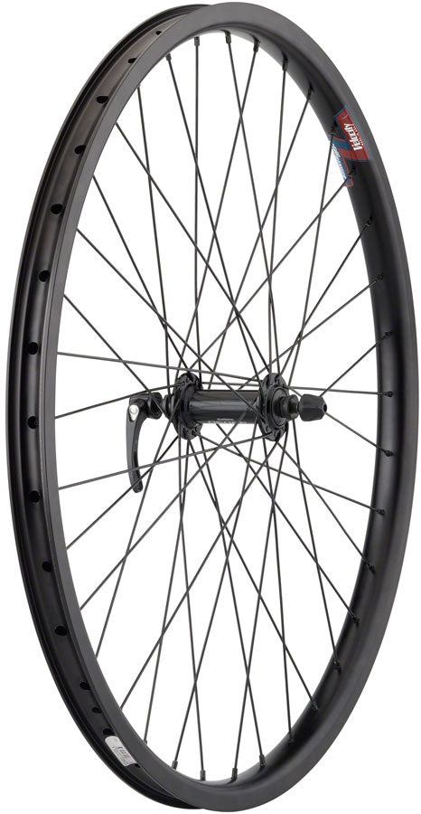 Quality Wheels Value HD Series Front Wheel - 26" QR x 100mm Rim Brake BLK 36H