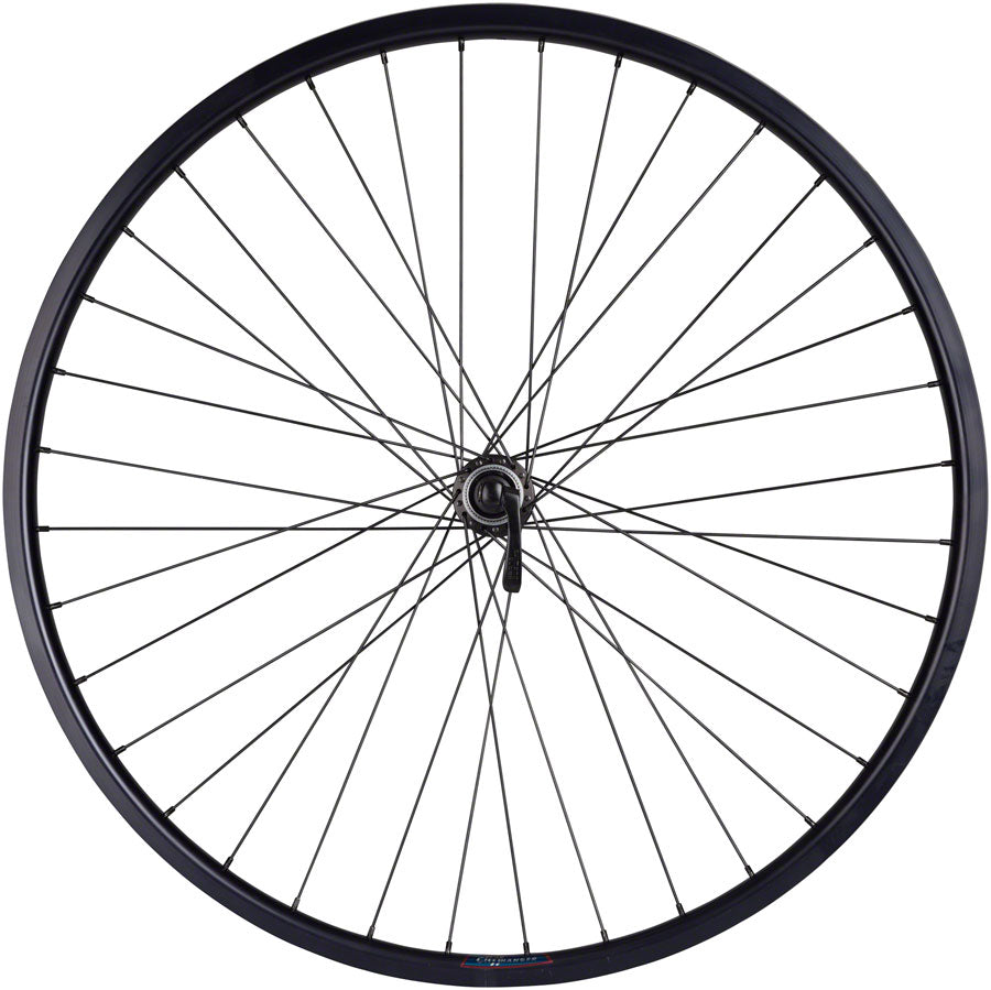 Quality Wheels Value HD Series Disc Front Wheel - 700 QR x 100mm Center-Lock BLK 36H