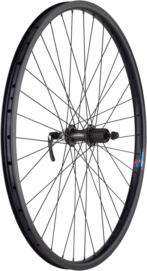 Quality Wheels Value HD Series Disc Rear Wheel - 700 QR x 135mm Center-Lock HG 10 BLK 36H