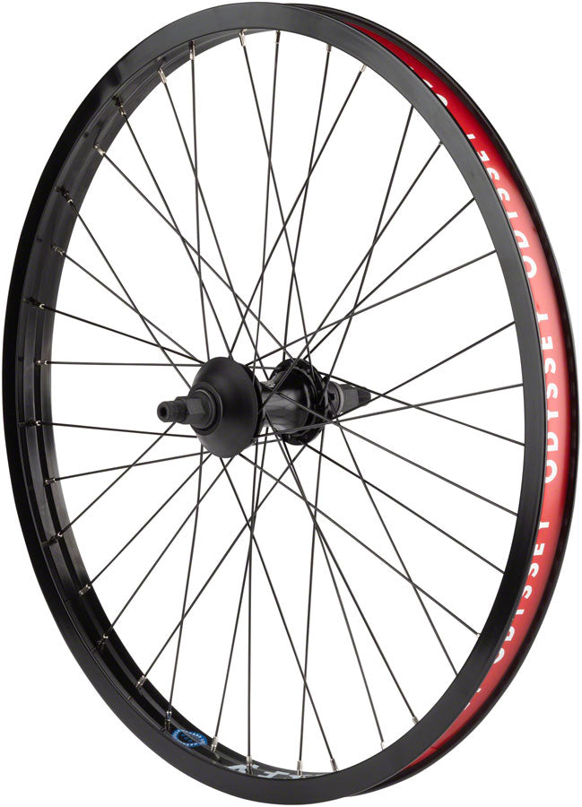 Odyssey Hazard Lite Rear Wheel - 24" 14 x 110mm Rim Brake Cassette RHD/LHD Hard BLK Clincher