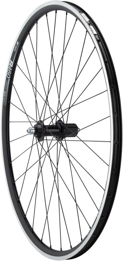 Quality Wheels 105/R460 Rear Wheel - 700 QR x 130mm Rim Brake HG 11 Road BLK Clincher 32H