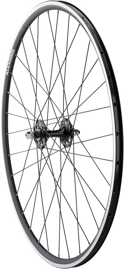 Quality Wheels Value Double Wall Series Track Front Wheel - 700 9x1 Threaded x 100mm Rim Brake BLK Clincher 32H