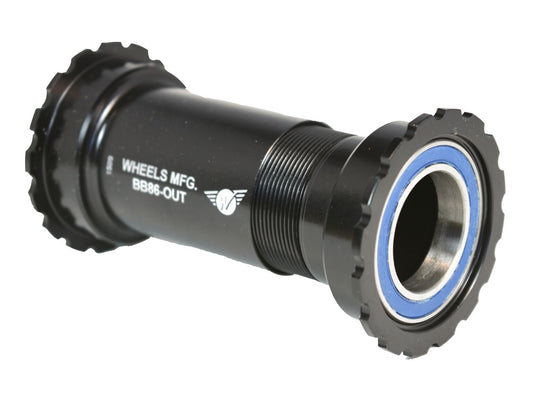 Wheels Manufacturing BB86/92 Shimano Bottom Bracket ABEC-3 Bearings BLK Cups - Threaded