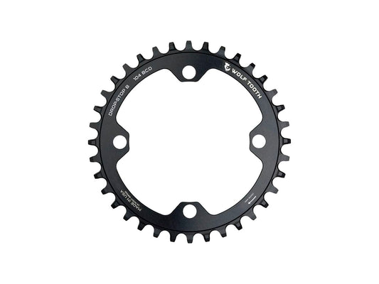 Wolf Tooth 104 BCD Chainring - 36t 104 BCD 4-Bolt Drop-Stop B Black