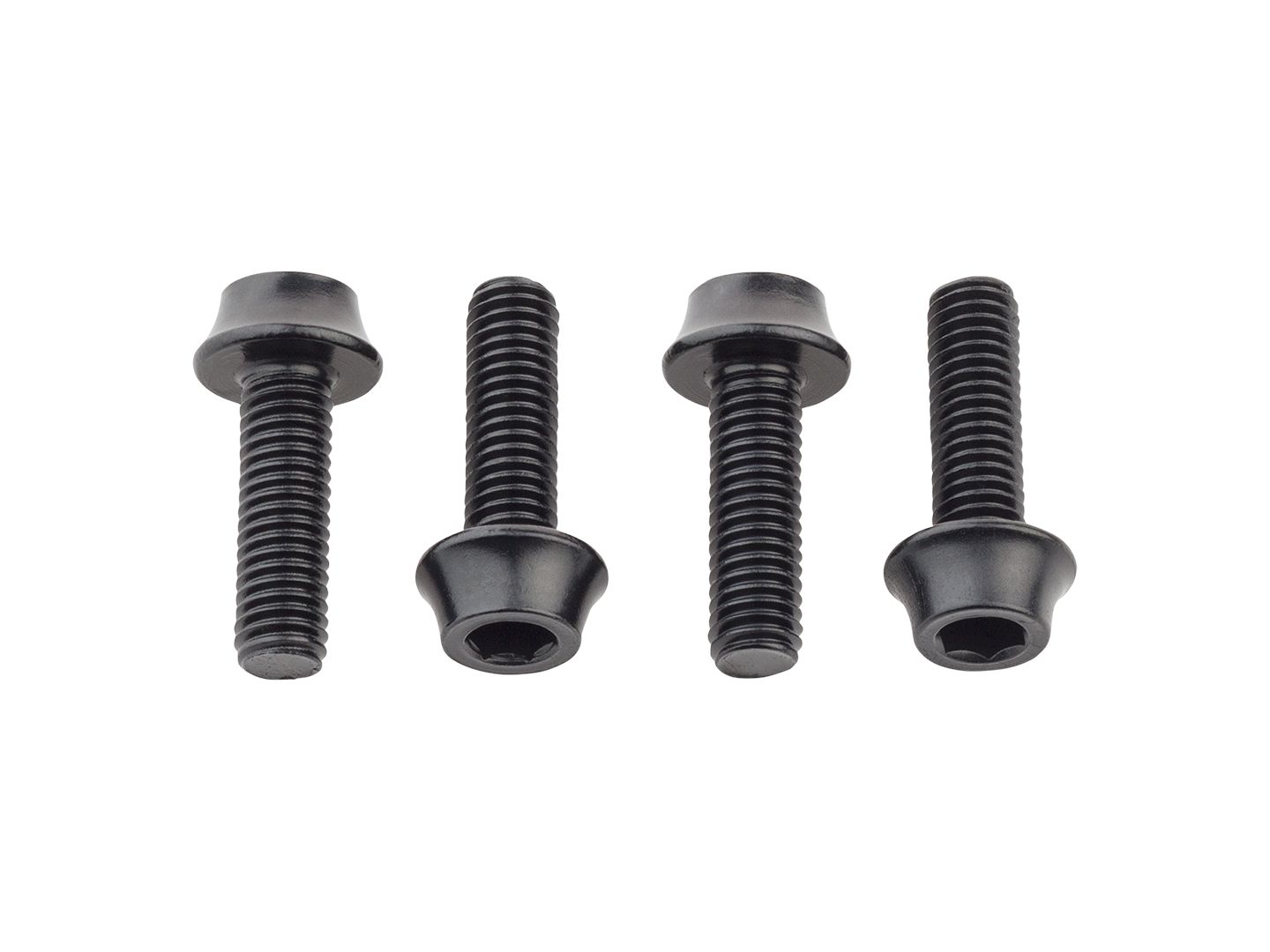 Wolf Tooth Water Bottle Cage Bolts - Set/4 Aluminum Black