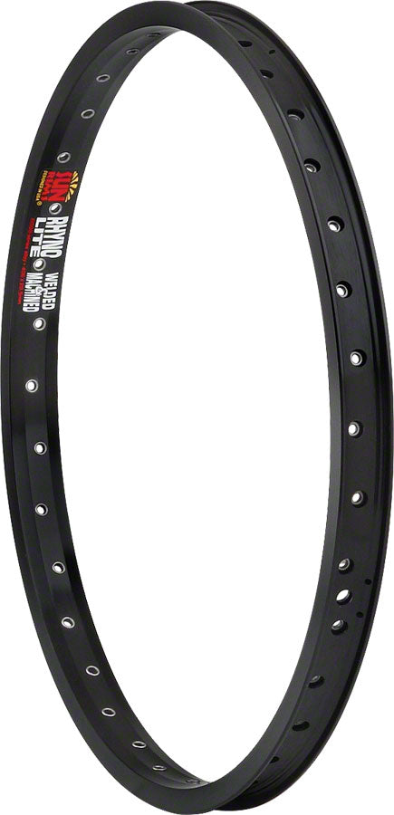Sun Ringle Rhyno Lite XL Rim - 20" Rim Black 36H Clincher Schraeder