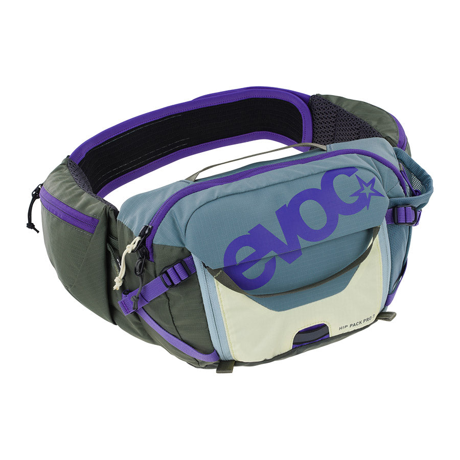 EVOC Hip Pack Pro 3 Steel/ Violet/ Dark Olive