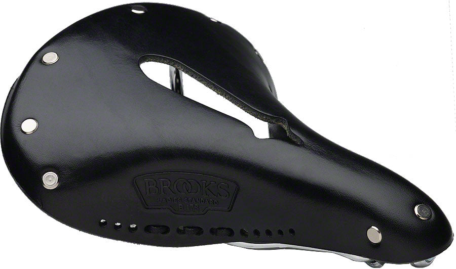 Brooks B17 Carved Saddle - Steel Black Women's