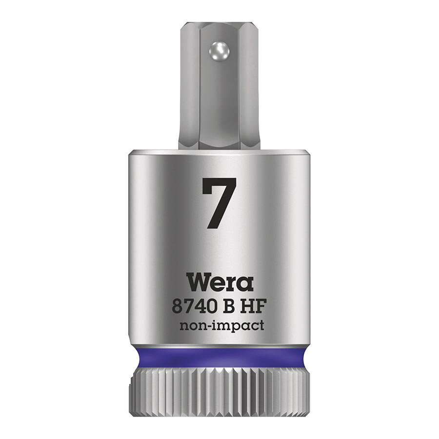 Wera Tool 8740 B HF Zyklop 3/8" Drive Hex Bit Socket 7mm