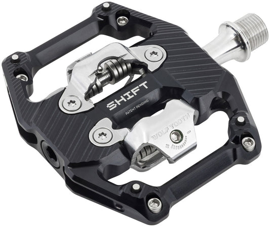 Wolf Tooth SHIFT Gravity Clipless Pedals - Dual Sided Clipless Alloy 9/16