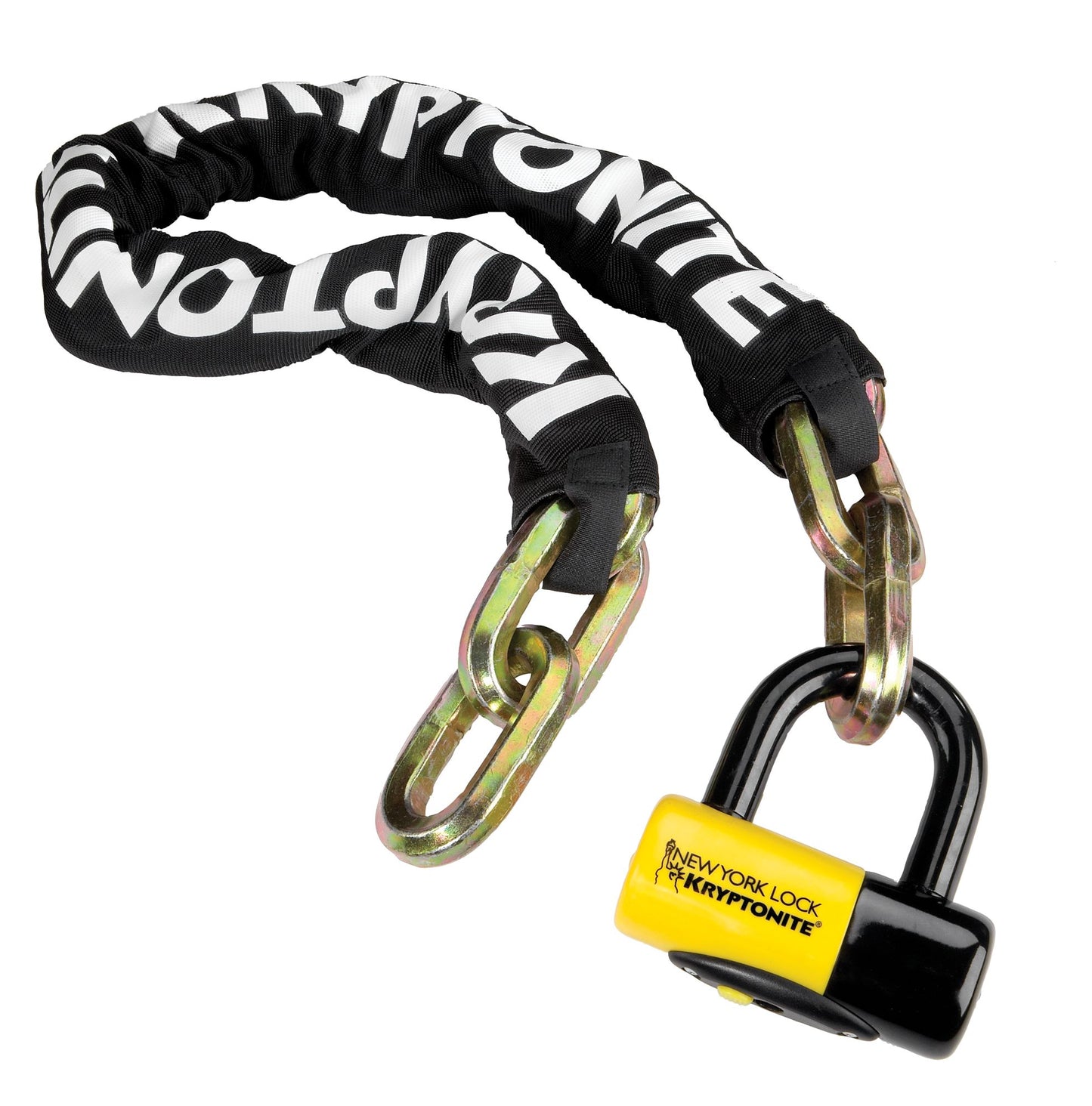 Kryptonite New York Fahgettaboudit Chain 1410 and Disc Lock: 3.25' (100cm)