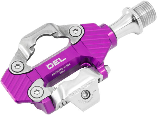 Wolf Tooth DEL Gravel Race Clipless Pedals - Single Sided Clipless Alloy 9/16