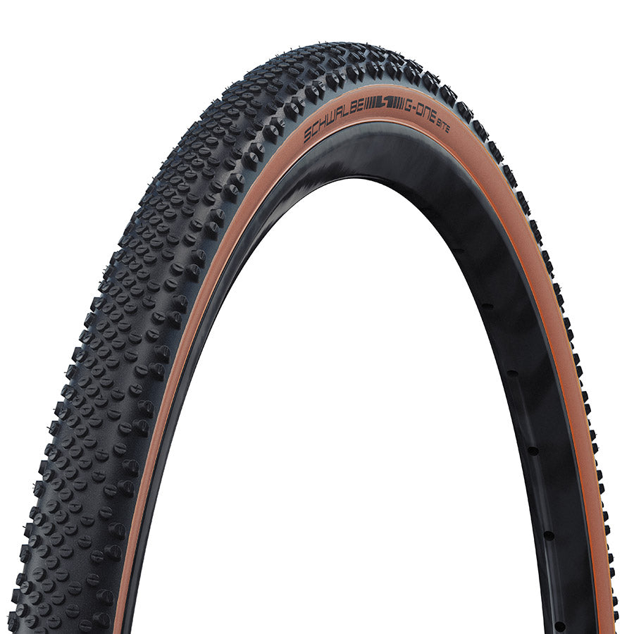 Schwalbe G-One Bite Gravel Tire Tubeless Ready Addix RaceGuard 67TPI Bronze